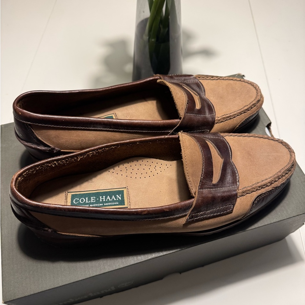 Vintage Cole Haan Leather Penny Loafers
